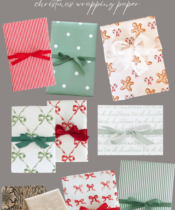 Holiday Home Decor | Christmas Wrapping Paper