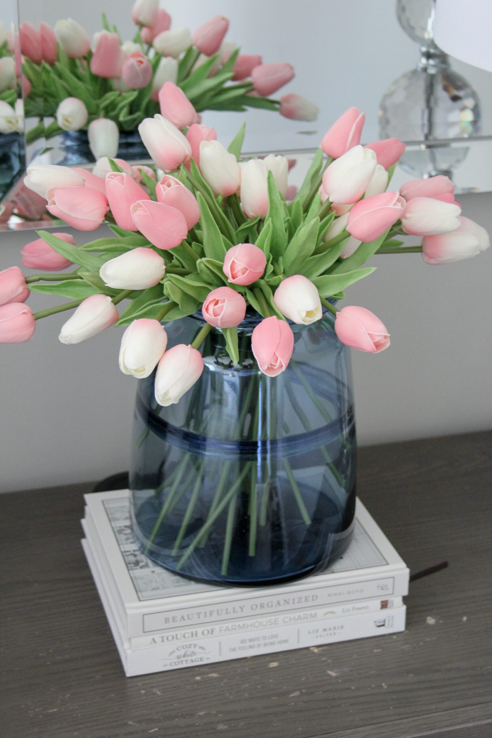 faux tulips