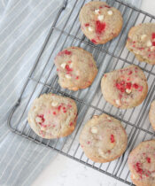 White Chocolate Raspberry Cookies